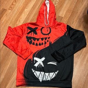 Chaos World Men's Novelty Hoodie 3D Graphic Print Sweatshirt Pullover